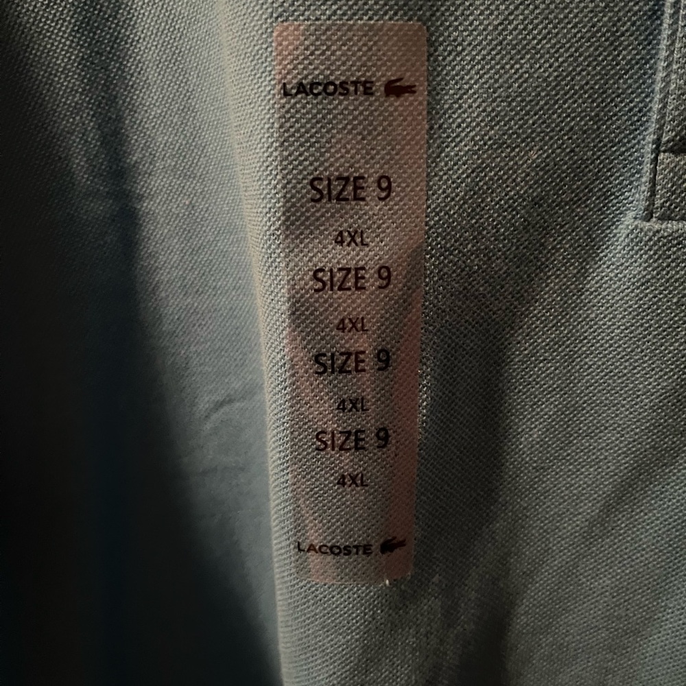Lacoste Men's Aqua Polo Shirt - Picture 5 of 6